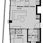 Spacious 1 Bedroom With Balcony Apartament Zurych