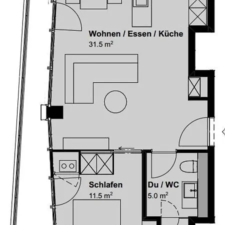 Spacious 1 Bedroom With Balcony Apartment Zurich
